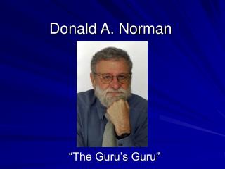 Donald A. Norman