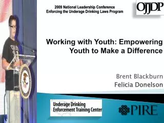 Working with Youth: Empowering Youth to Make a Difference