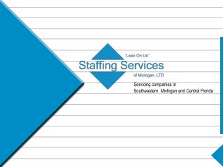 Servicing companies in