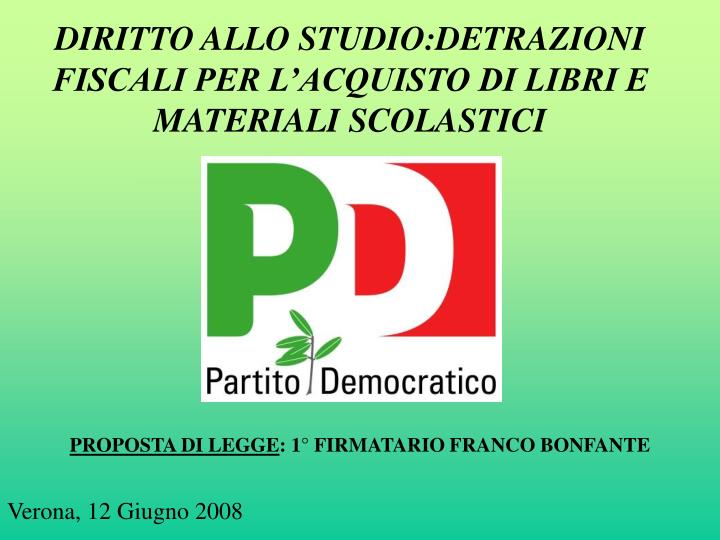 diritto allo studio detrazioni fiscali per l acquisto di libri e materiali scolastici