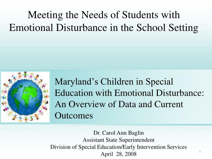 meeting the needs of students with emotional disturbance in the school setting