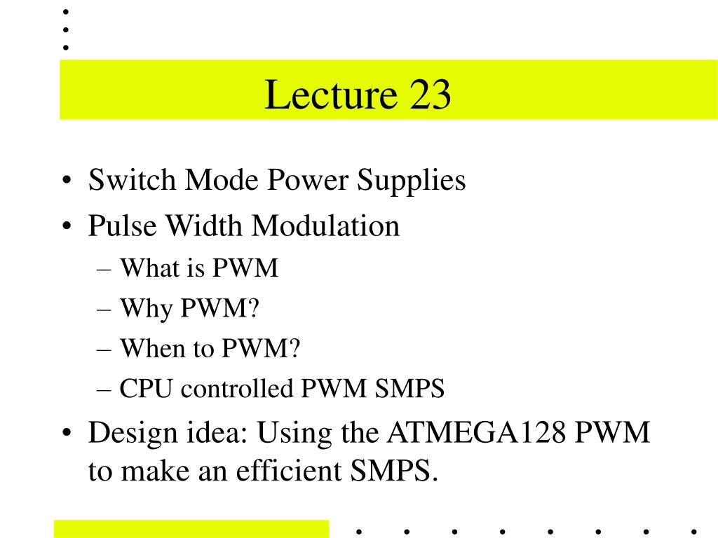 PPT - Lecture 23 PowerPoint Presentation, free download - ID:290006