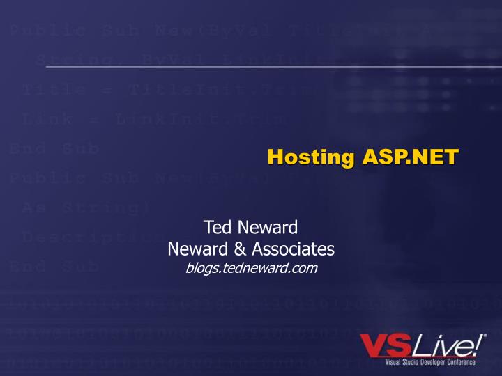 hosting asp net