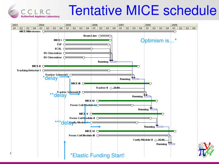 tentative mice schedule