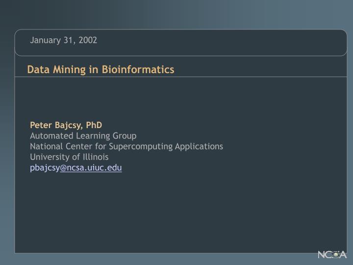 data mining in bioinformatics