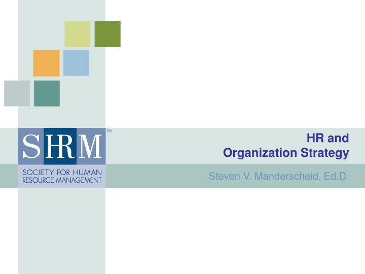 hr and organization strategy