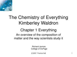 The Chemistry of Everything Kimberley Waldron