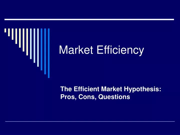 market efficiency