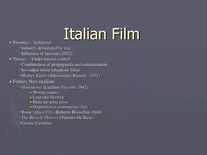italian film