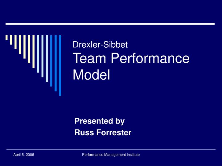 drexler sibbet team performance model