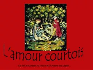 L'amour courtois