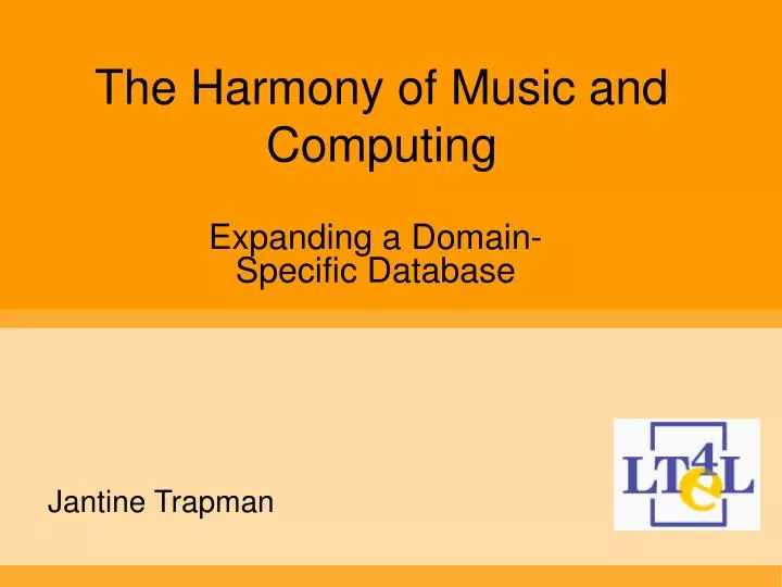 the harmony of music and computing