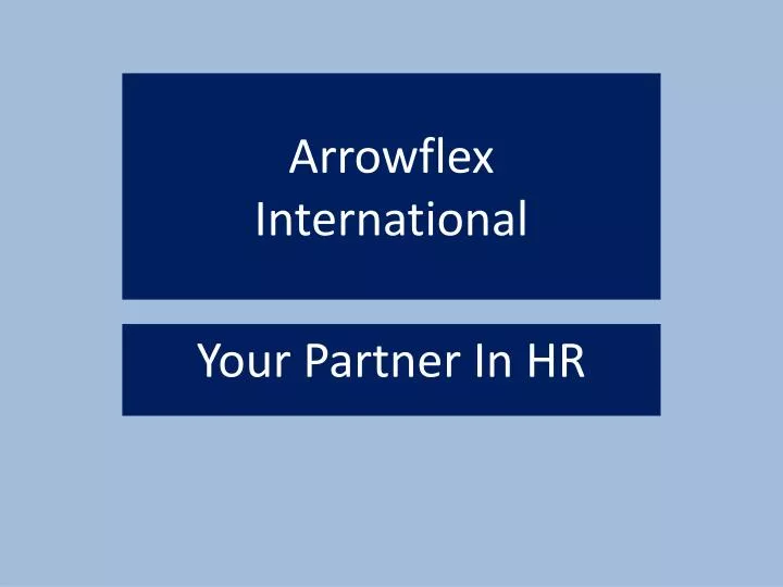 arrowflex international