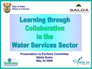 Learning through Collaboration in the Water Services Sector