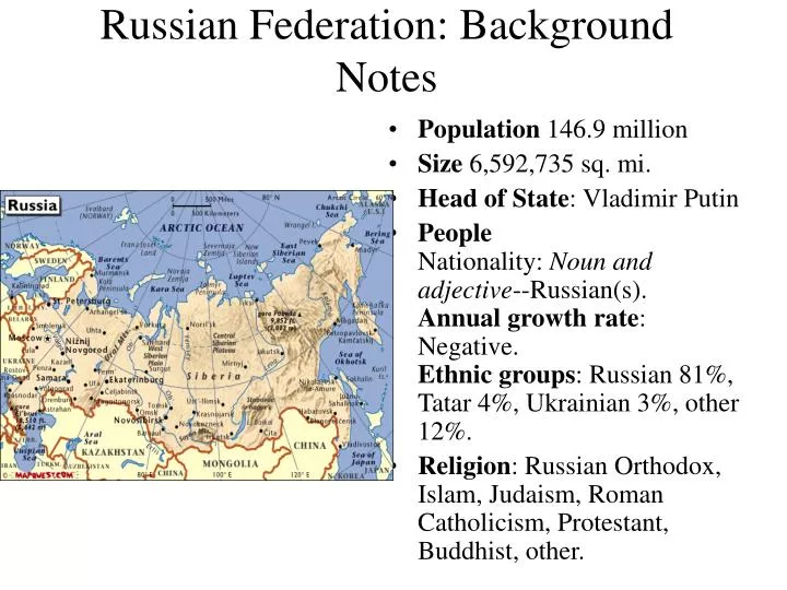 russian federation background notes