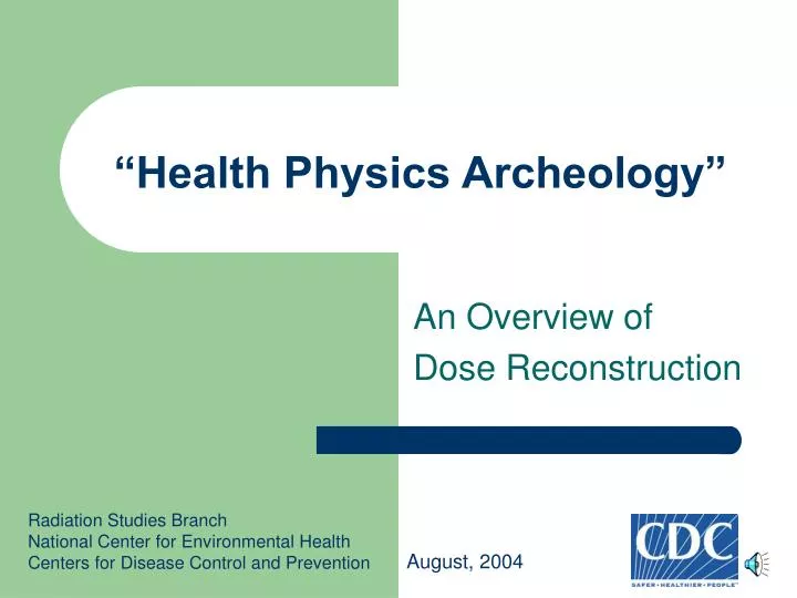 health physics archeology