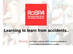 Learning to learn from accidents.. - slide 1