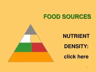 FOOD SOURCES