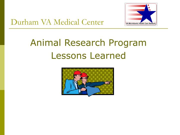 animal research program lessons learned