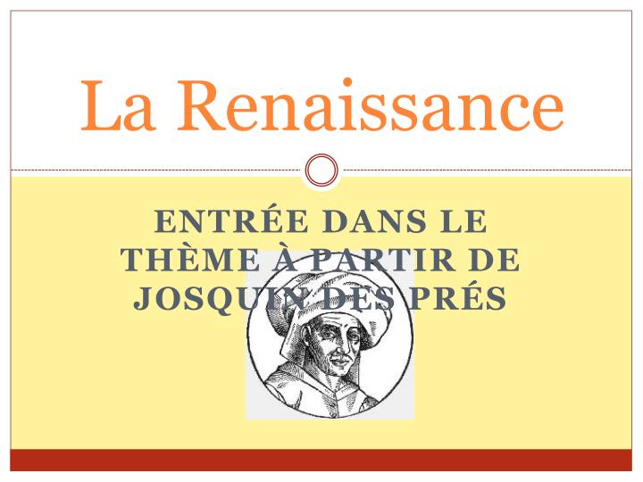 la renaissance