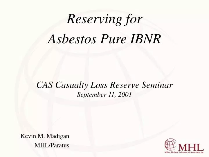 cas casualty loss reserve seminar september 11 2001