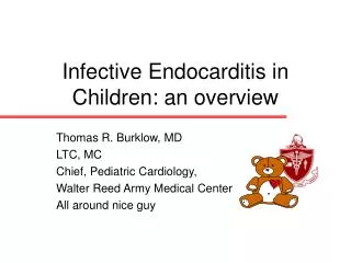 Infective Endocarditis in Children: an overview