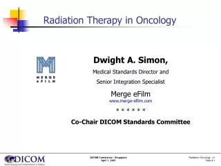 Radiation Oncology v1 Slide # 1