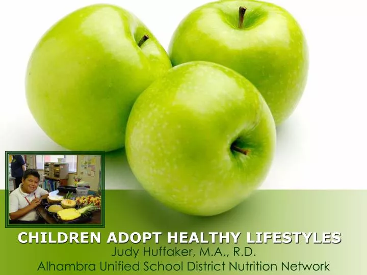 children adopt healthy lifestyles