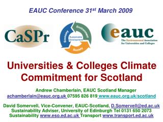 Universities &amp; Colleges Climate Commitment for Scotland