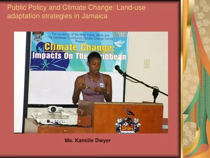 public policy and climate change land use adaptation strategies in jamaica