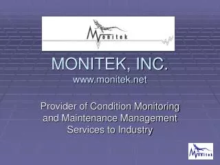 MONITEK, INC. www.monitek.net