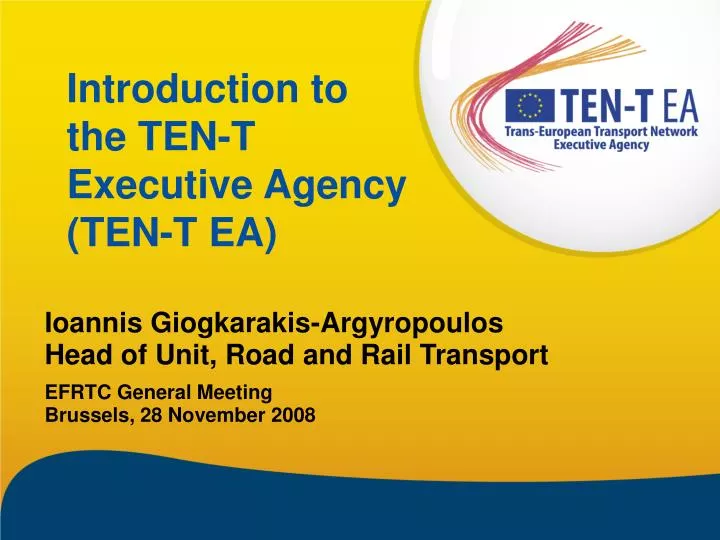 introduction to the ten t executive agency ten t ea