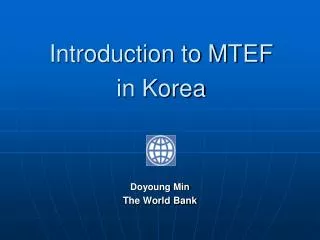 Introduction to MTEF in Korea