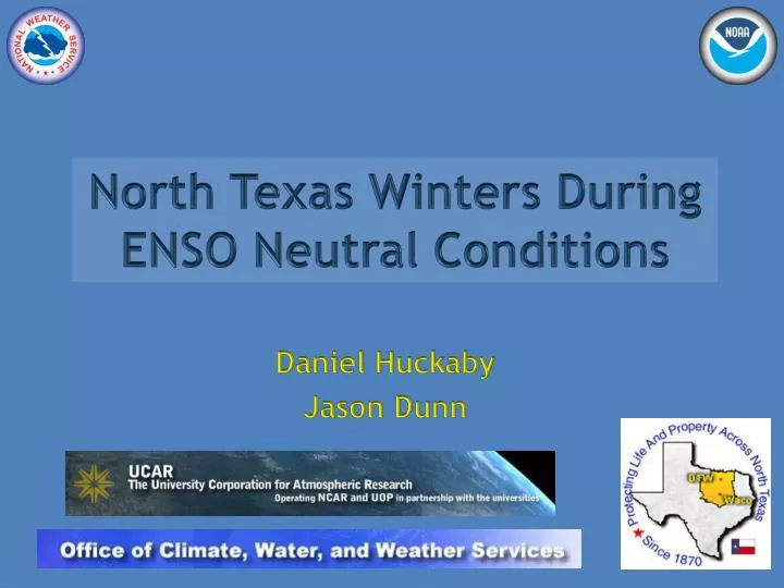 north texas winters during enso neutral conditions