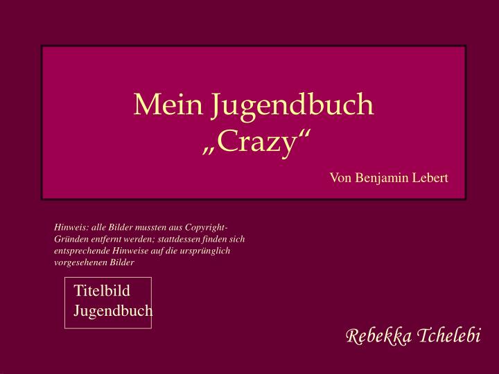 mein jugendbuch crazy