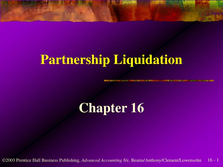 partnership liquidation