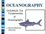 OCEANOGRAPHY - slide 1