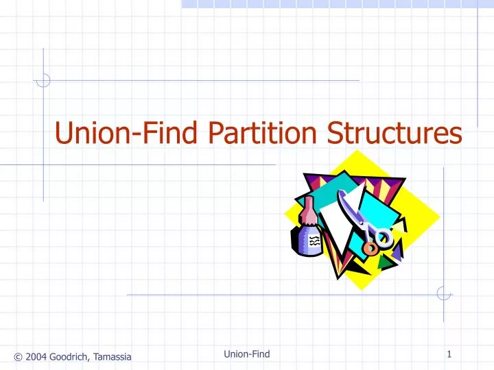 union find partition structures