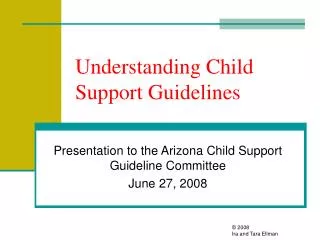 Understanding Child Support Guidelines
