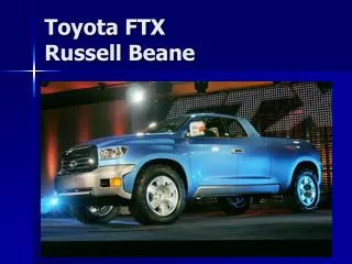 Toyota FTX Russell Beane