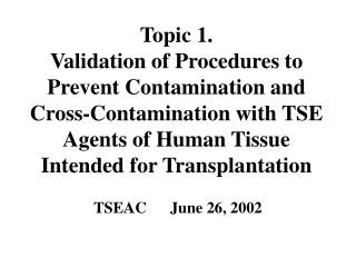 TSEAC June 26, 2002