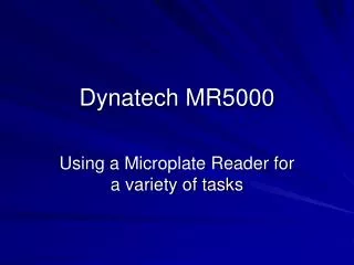 Dynatech MR5000