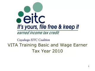 VITA Training Basic and Wage Earner Tax Year 2010