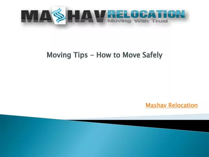 moving tips how to move safely