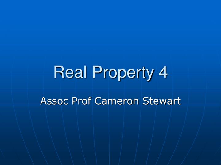real property 4