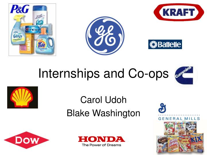 internships and co ops