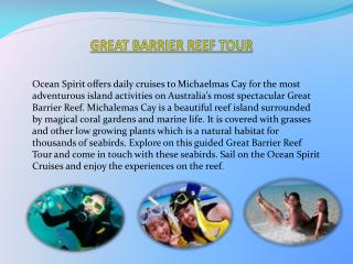 Great Barrier Reef Tour