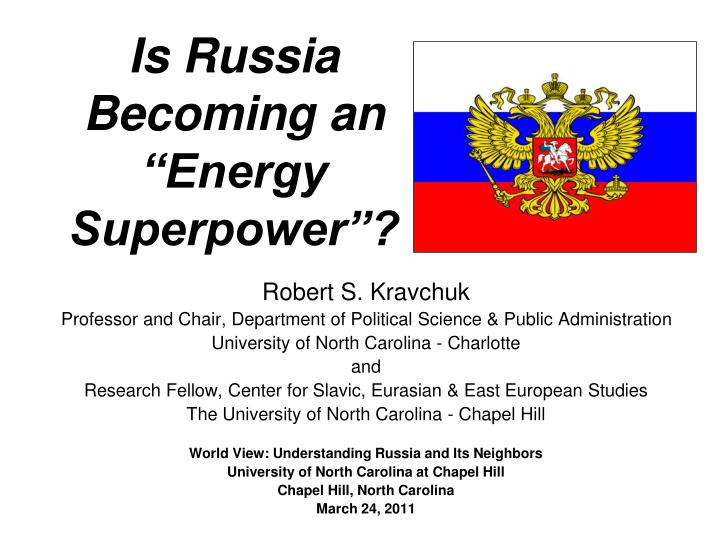 is russia becoming an energy superpower