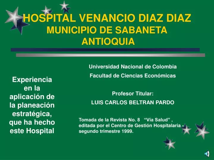 hospital venancio diaz diaz municipio de sabaneta antioquia