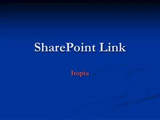 Beat Recession With SharePoint Link